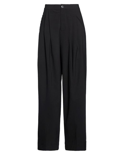 Roberto Collina Black Pants Merino Wool, Elastane