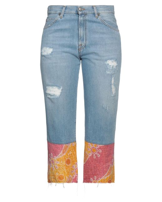 Roy Rogers Blue Cropped Jeans