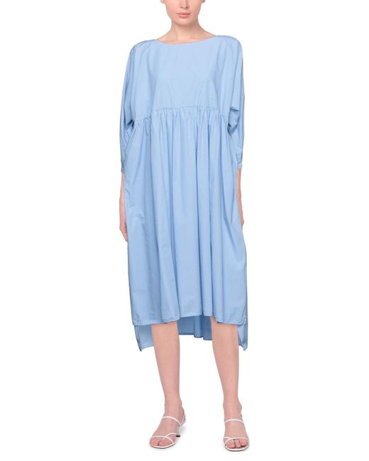 ALESSIA SANTI Blue Midi Dress