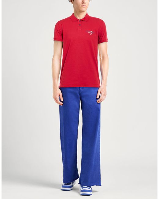 Polo Iceberg de hombre de color Red