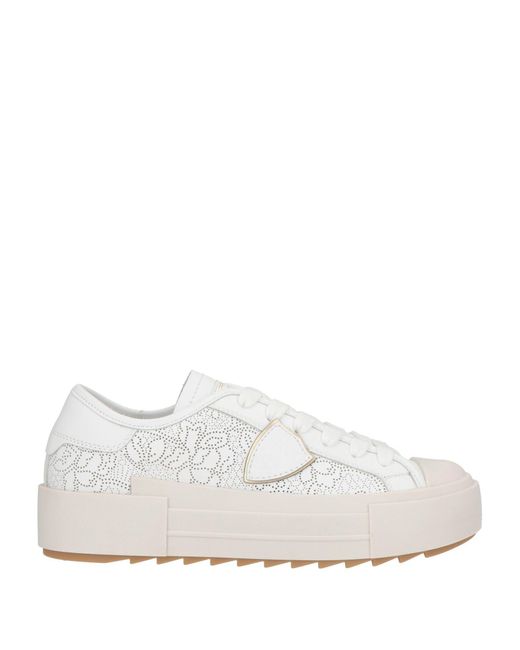 Philippe Model White Sneakers Leather