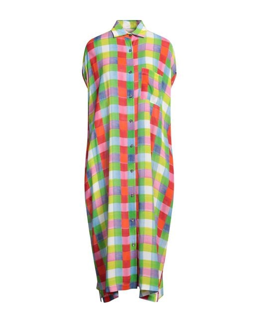 Semicouture White Midi Dress