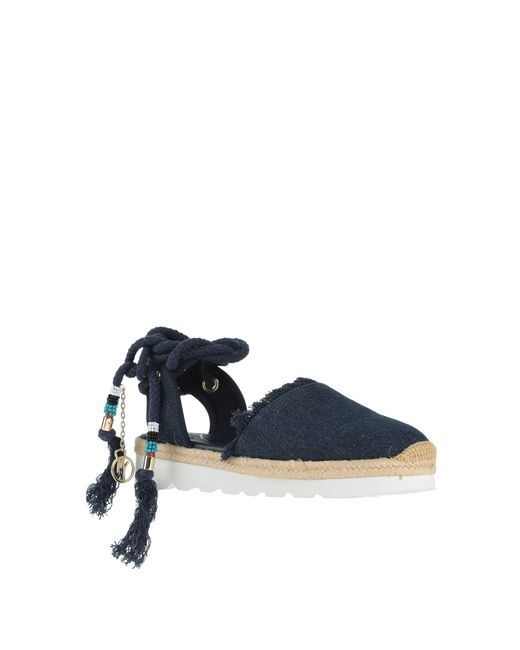 Manila Grace Blue Espadrilles