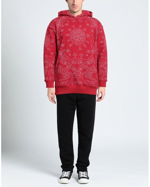 FAMILY FIRST Red Sweatshirt for men