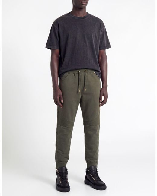 Balmain Green Trouser for men
