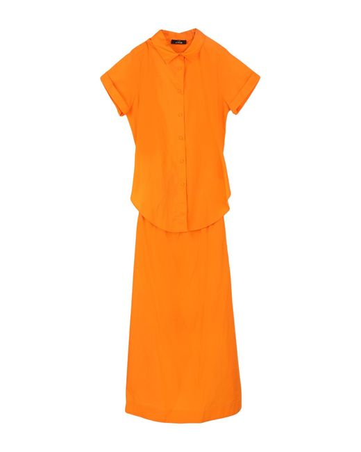 Actitude By Twinset Orange Maxi Dress