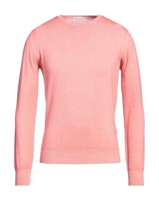 FILIPPO DE LAURENTIIS Pink Jumper for men