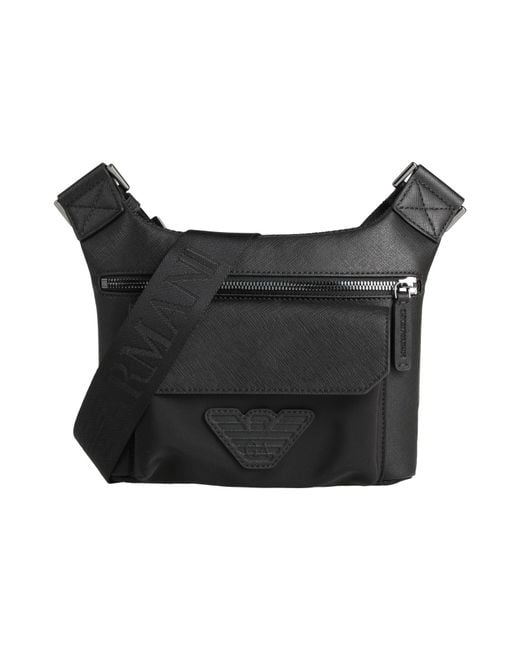 Emporio Armani Black Cross-Body Bag for men