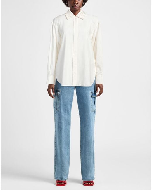 Golden Goose Deluxe Brand White Shirt Silk, Viscose