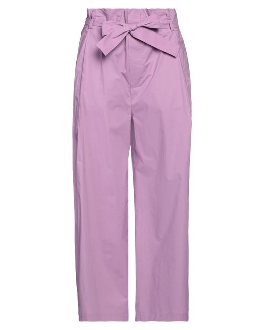 Erika Cavallini Semi Couture Purple Pants