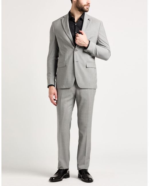 Paoloni Gray Suits for men