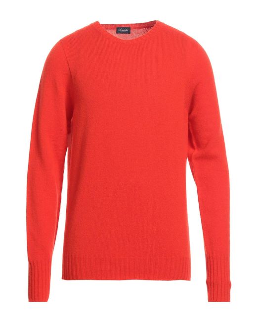 Pullover di Drumohr in Red da Uomo