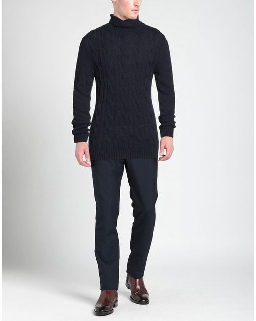 Stilosophy Blue Turtleneck for men