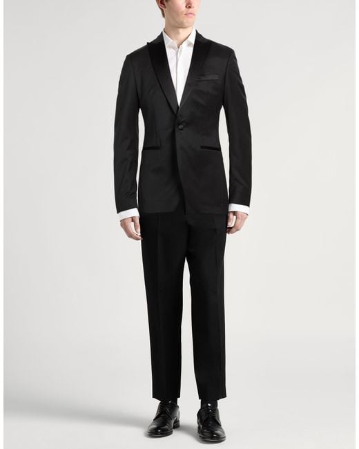 John Varvatos Black Blazer Virgin Wool for men
