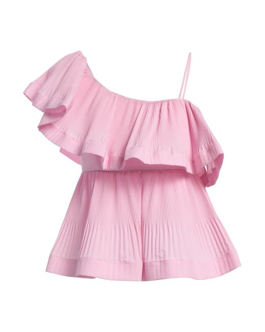 MEIMEIJ Pink Top Polyester, Cotton, Polyamide