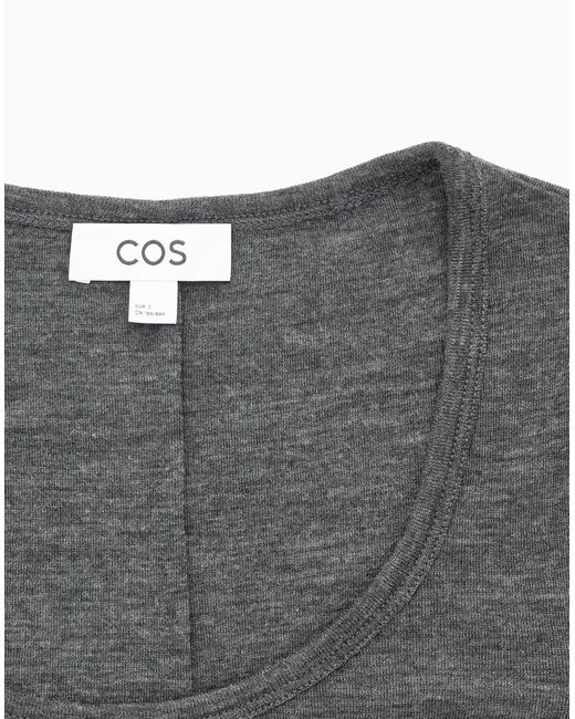 COS Gray T-shirt