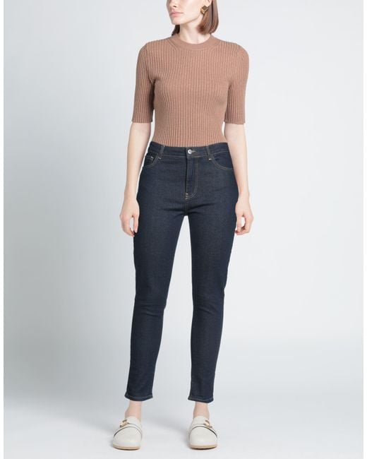 Twinset Blue Jeans Cotton, Elastane