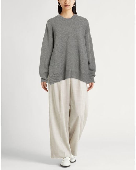 Jil Sander Gray Sweater Wool, Cashmere