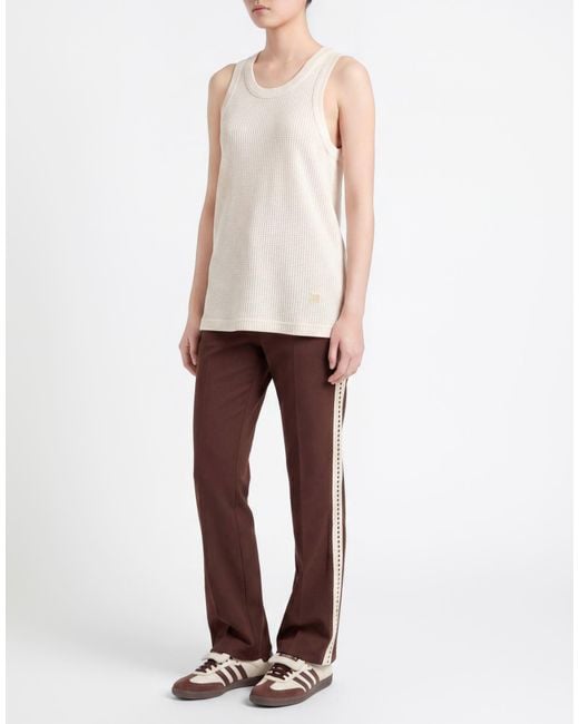 Wales Bonner Natural Tank Top Cotton, Organic Cotton, Polyester