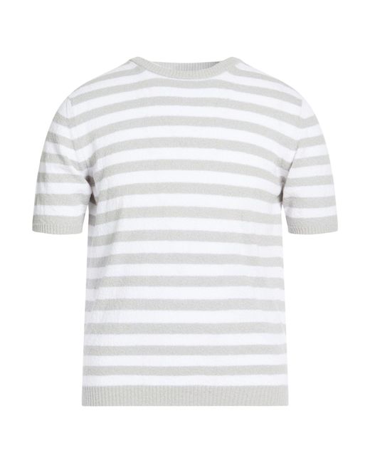 Heritage White Sweater Cotton, Polyamide for men