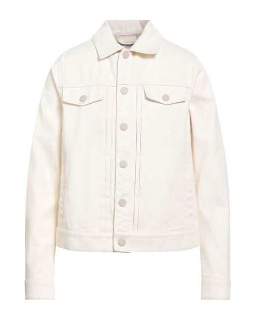 Trussardi Jeansjacke/-Mantel in White für Herren