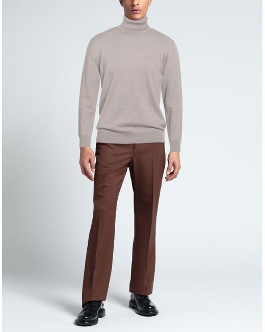 Luigi Borrelli Napoli Rollkragenpullover in Gray für Herren