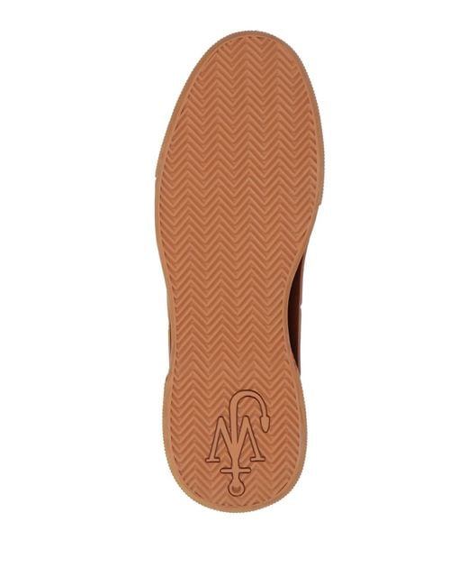 J.W. Anderson Brown Sneakers Leather, Textile Fibers for men