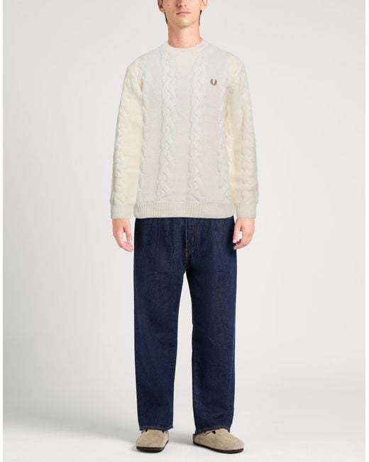 Fred Perry Pullover in White für Herren