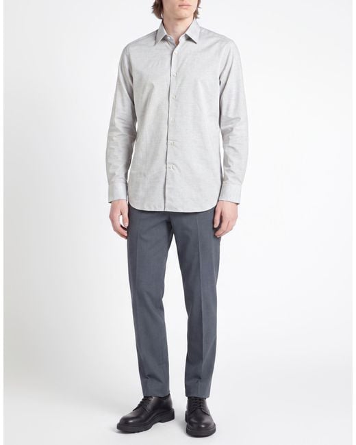 Bagutta White Light Shirt Cotton for men