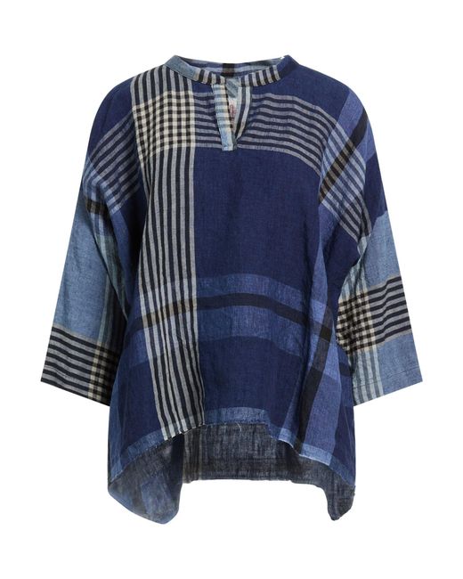 H+ Hannoh Wessel Blue Top Linen