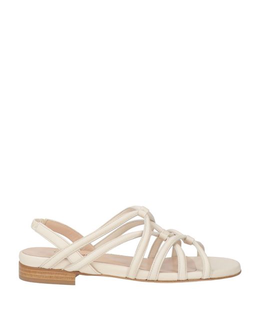 Testoni Natural Sandals Calfskin