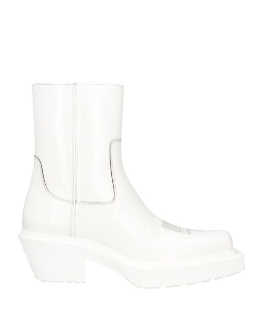 VTMNTS White Ankle Boots for men