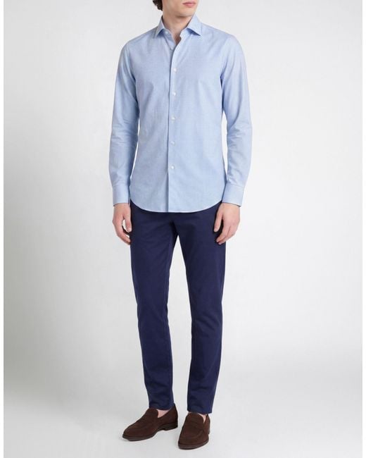 PHILOTINTO Blue Shirts for men