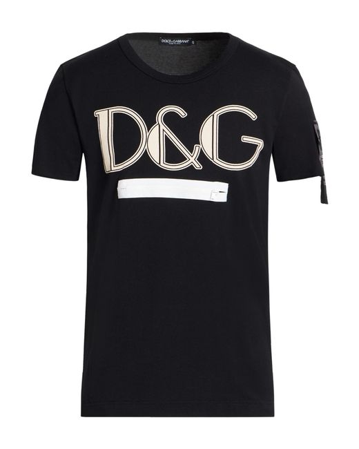 Dolce & Gabbana Black T-Shirt for men