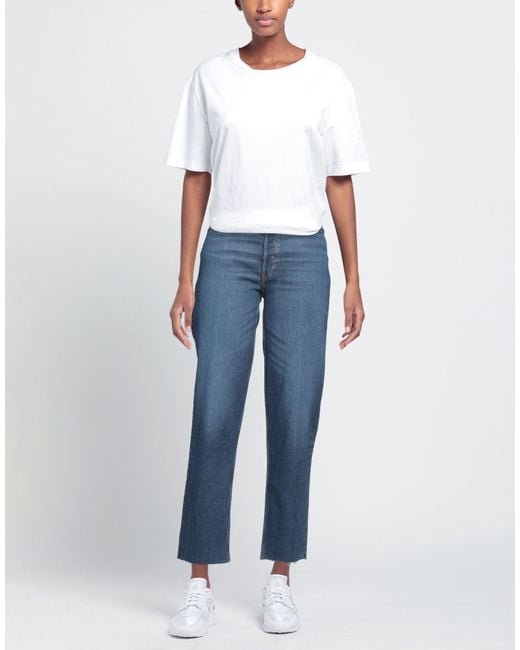 Re/done Blue Jeans Cotton, Polyester, Elastane