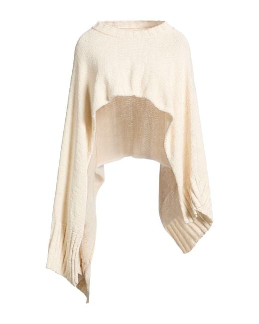 Isabel Benenato White Cape Cotton, Polyamide
