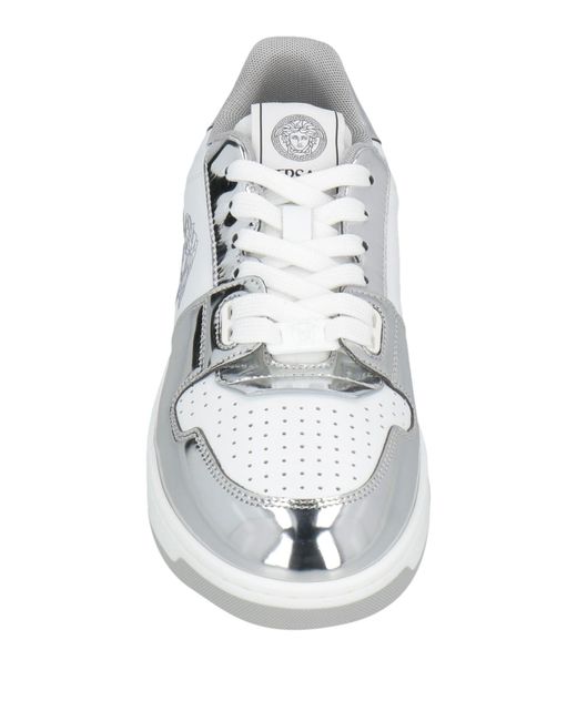 Versace White Sneakers Leather
