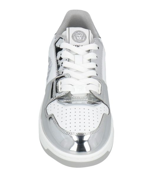 Versace White Sneakers Leather
