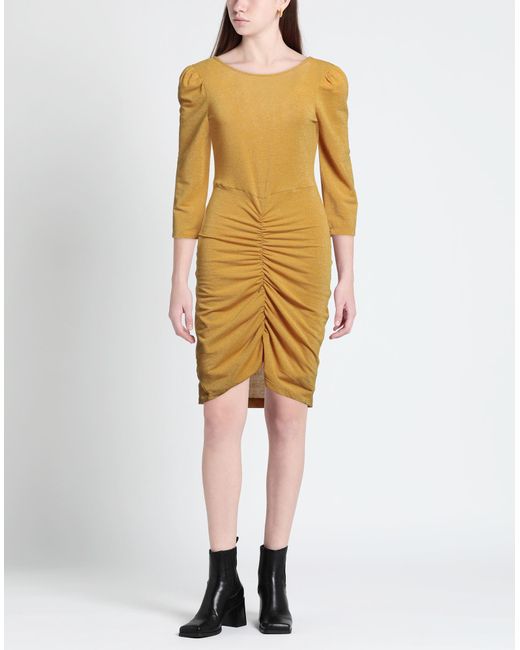 Momoní Yellow Mini Dress