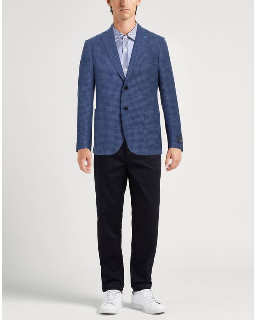 Blazer Tombolini pour homme en coloris Blue