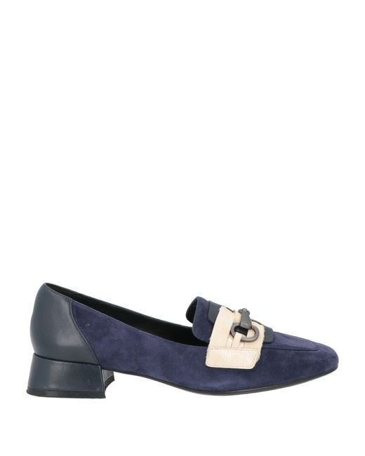 Luciano Barachini Blue Loafers Leather