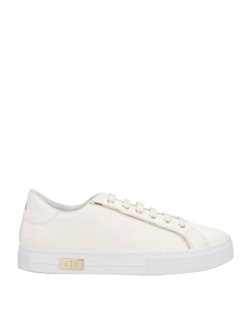 ARMANI EXCHANGE White Trainers