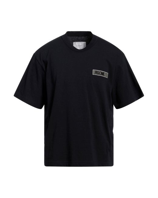 Sacai T-shirts in Black für Herren