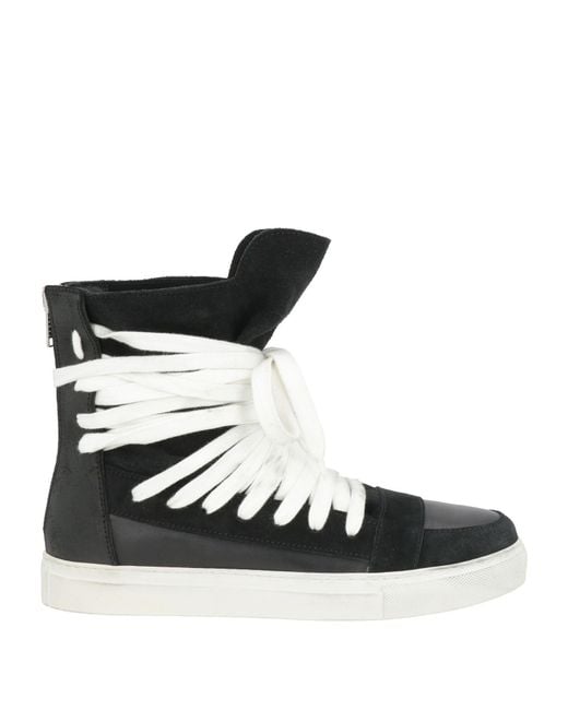Kris Van Assche Black Sneakers Leather for men