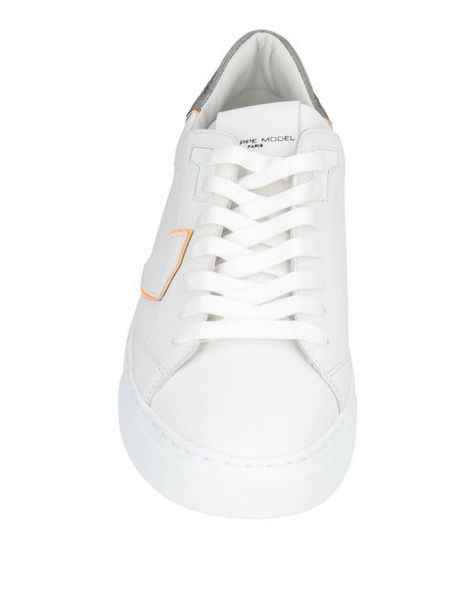 Philippe Model White Trainers for men