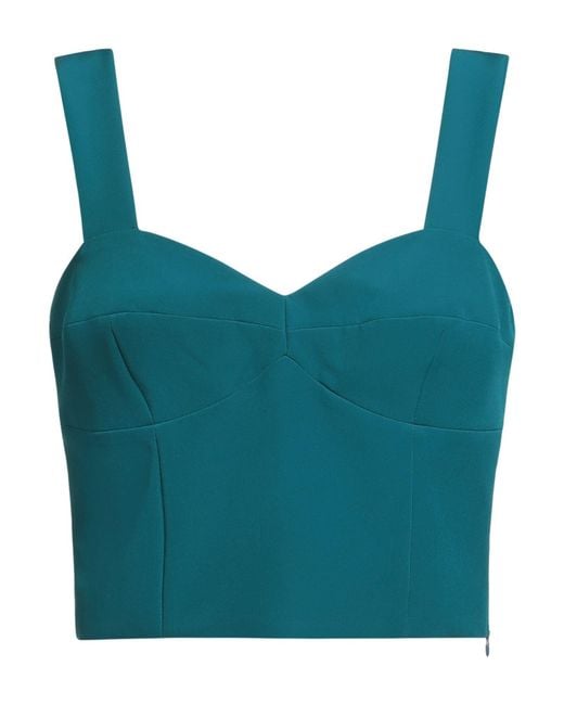 Rebel Queen Blue Top Polyester, Elastane