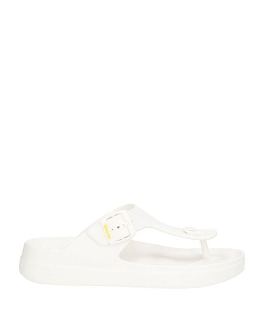 Blauer White Sandals