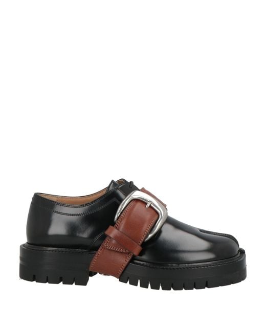Maison Margiela Brown Lace-Up Shoes