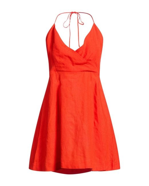 Casa Raki Red Mini Dress