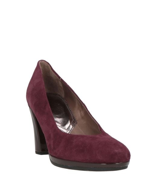 Stonefly Purple Pumps Goat Skin